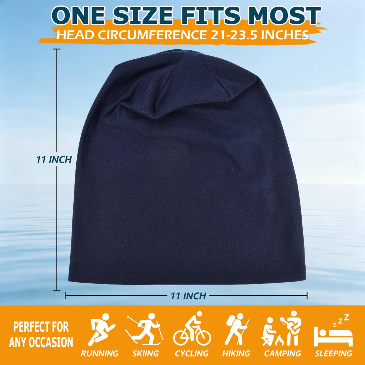 EINSKEY Slouchy Beanie for Men Women, Cotton Multipurpose Daily Headwear 🍁 All In One Marketplace Canada