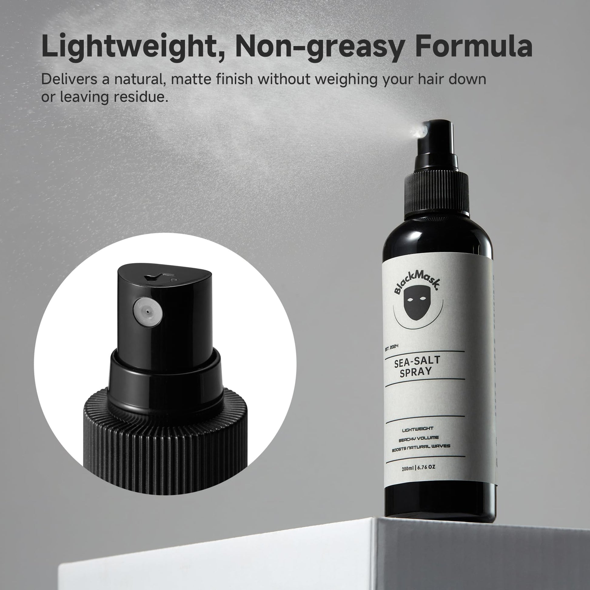 Sea Salt Spray for Men – Beach Wave Hair Texture Spray with Natural Matte Finish – Sea Salt Spray for Hair Styling Adds Definition, Volume & Texture - Available at All In One Marketplace Canada