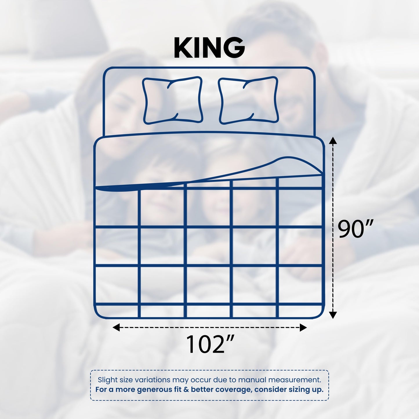 Utopia Bedding Comforters King Size, All Season Duvet Insert, Down Alternative Box Stitched Bed Comforter with Corner Tabs, Machine Washable (White)