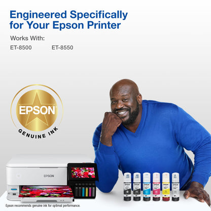 Epson 552 Genuine Pigment Black EcoTank Ink Refill Bottle T552020