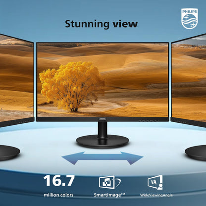 Philips 221V8LB, 22 inch Class Thin Full HD (1920 x 1080) Monitor, 100Hz Refresh Rate, VESA, HDMI x1, VGA x1, LowBlue Mode, Adaptive Sync, 4 Year Warranty 🍁 All In One Marketplace Canada