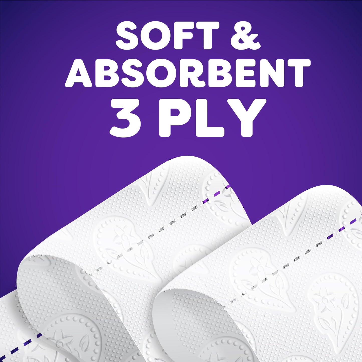 Purex Ultra 3-Ply Soft & Strong Toilet Paper, 12 Triple Rolls = 36 Single Rolls Purex