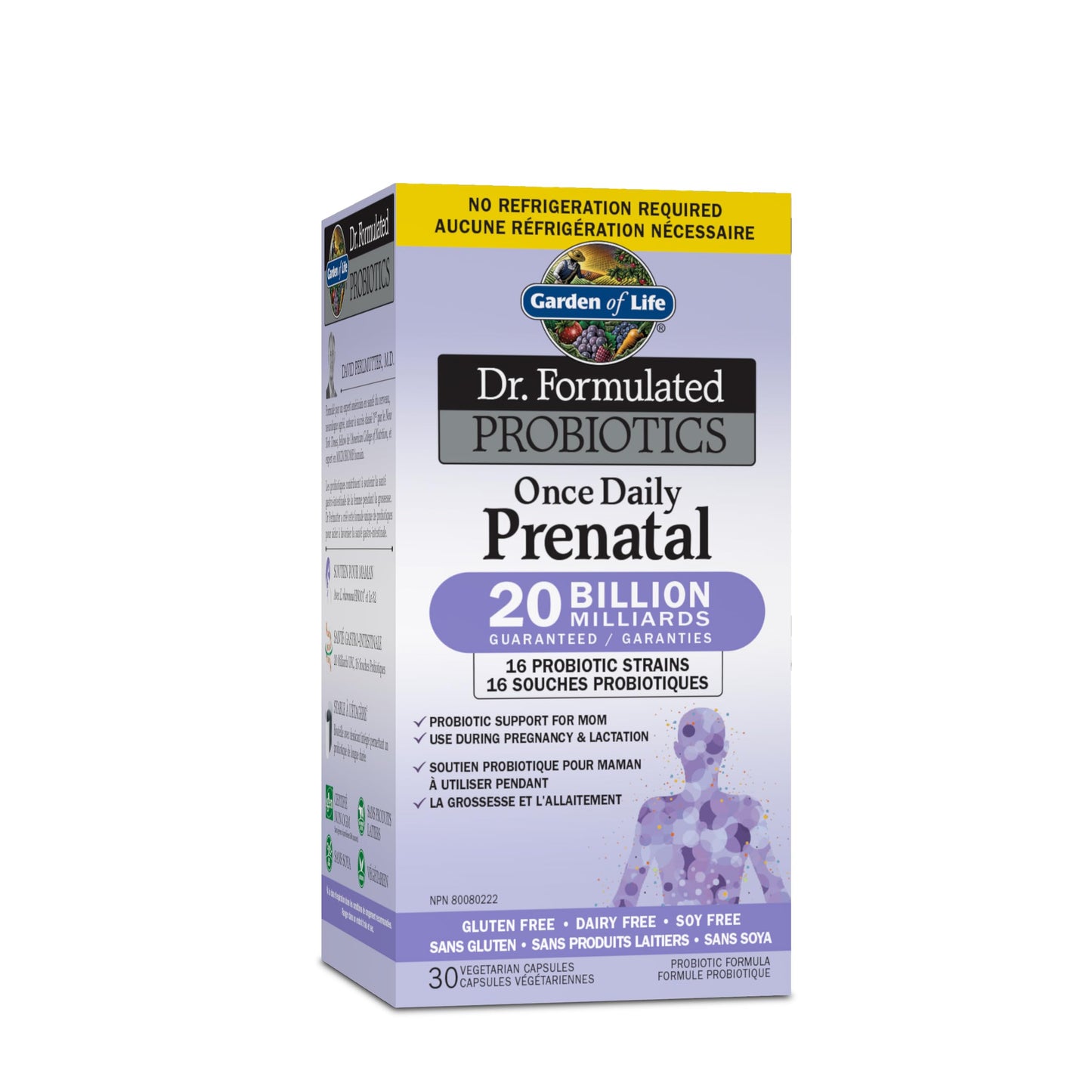 Garden of Life Dr. Formulated Probiotics Once Daily Prenatal Shelf Stable, 30 Count Garden of Life