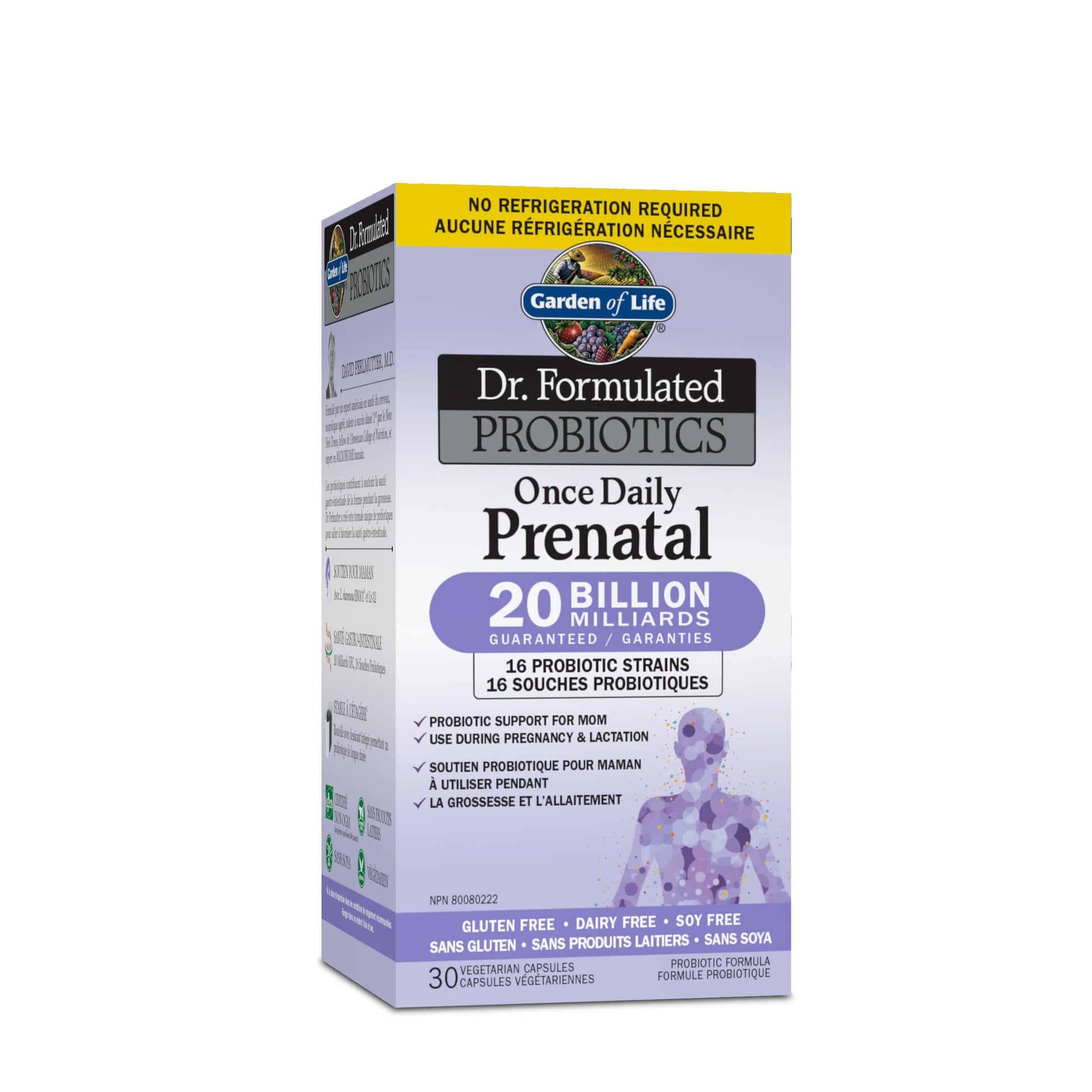 Garden of Life Dr. Formulated Probiotics Once Daily Prenatal Shelf Stable, 30 Count Garden of Life