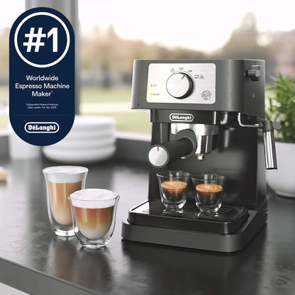 De'Longhi Stilosa Compact Manual Espresso Machine, Milk Frother De'Longhi