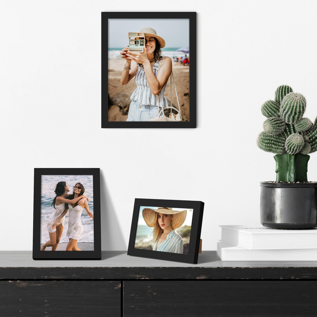 upsimples Picture Frames, 10 Pack Gallery Wall Frame Set,Black 🍁 All In One Marketplace Canada