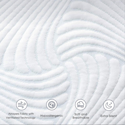 Heated Mattress Pad Queen, 3D Air Fabric, Preheat & Memory for Cold Winter 🍁 All In One Marketplace Canada