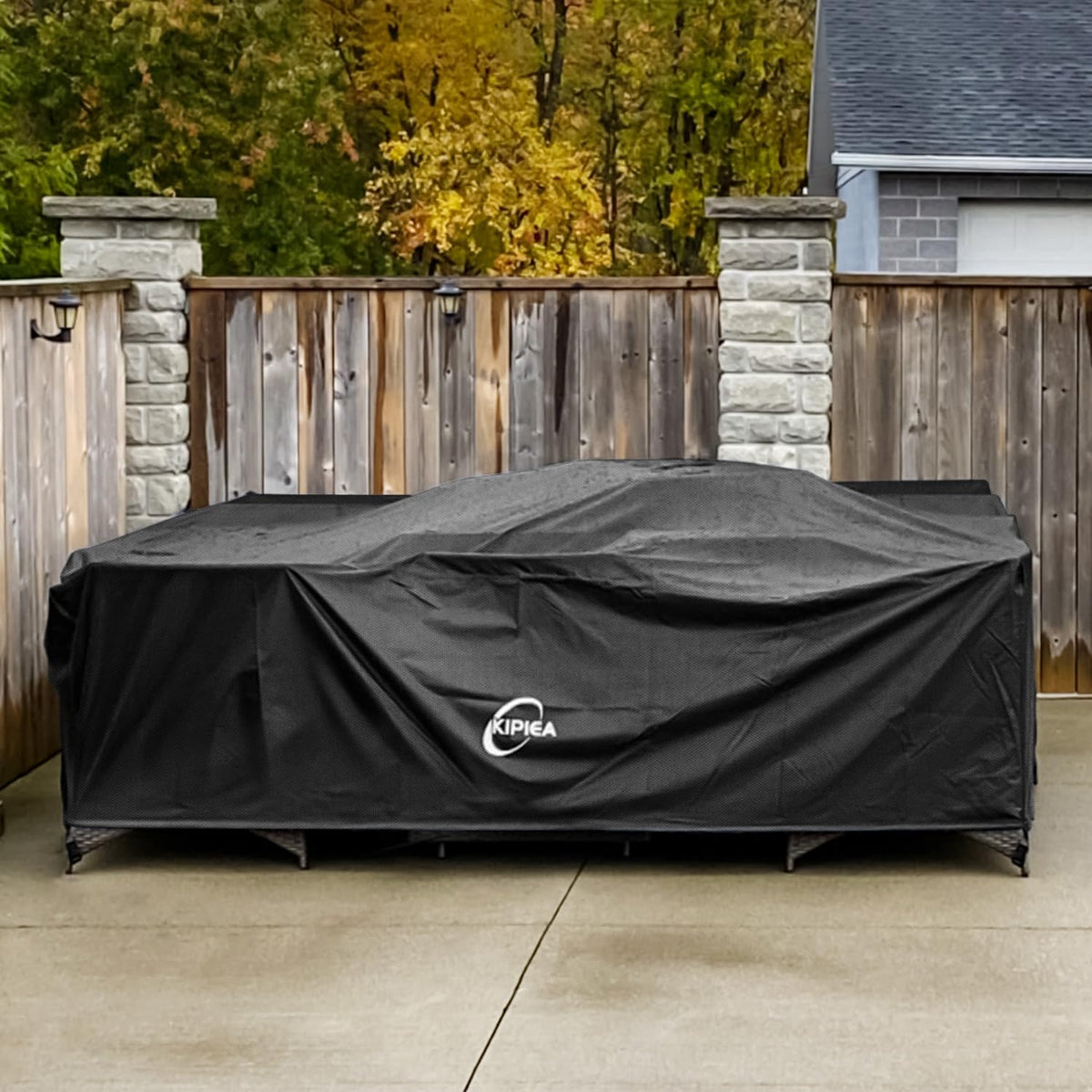Kipiea Patio Furniture Set Covers Waterproof Winter, Rectangular Outdoor Furniture Table and Chair Covers, Heavy Duty 420D Outdoor Sofa Couch Covers (95" L x 72" W x 40" H) 🍁 All In One Marketplace Canada