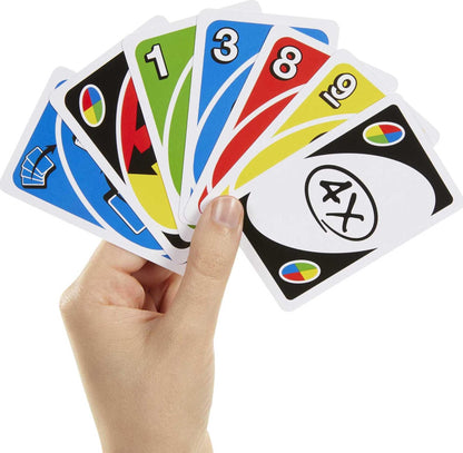 Mattel Games UNO Attack Mega Hit Card Game with Random-Action Launcher with Lights & Sounds & 112 Cards, Kid, Teen & Adult Game Night Ages 7 Years & Older Mattel Games