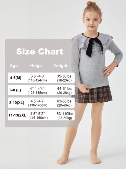 CozyWow Girls Soft Warm Fleece Lined Tights for Winter Natual L 🍁 All In One Marketplace Canada