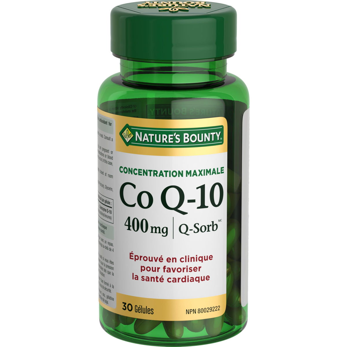 NATURE'S BOUNTY Co Q-10, 400 mg, Maximum Strength, 30 Softgels