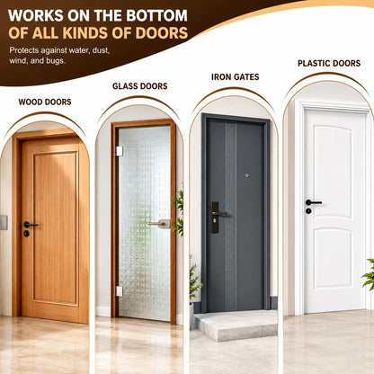 Weather Stripping Door Seal, 196 inch Wedge Seal Strip for Windows, PU Foam Tape Seals, Soundproofing, Insulation Strip for Winter, Door Gap Filler for Door Frame- White 🍁 All In One Marketplace Canada