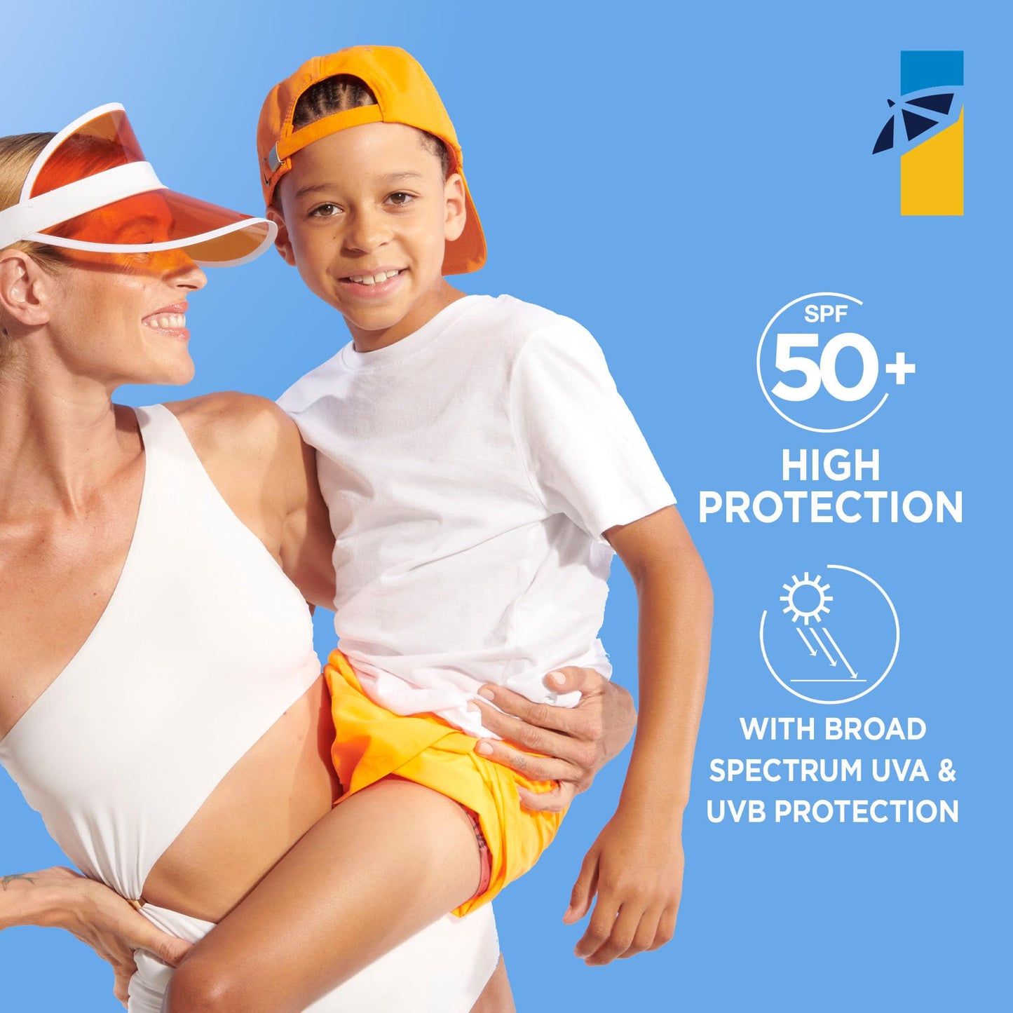 Garnier Ombrelle Kids Sunscreen Spray, SPF 50+, High Protection, Body Mist, Formulated for Sensitive Skin, Water-Resistant, Broad Spectrum UVA/UVB Protection, Non-comedogenic, 122g Garnier