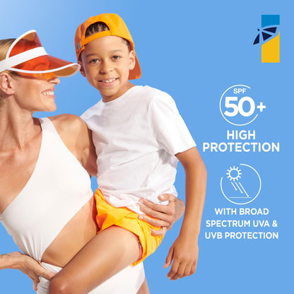 Garnier Ombrelle Kids Sunscreen Spray, SPF 50+, High Protection, Body Mist, Formulated for Sensitive Skin, Water-Resistant, Broad Spectrum UVA/UVB Protection, Non-comedogenic, 122g Garnier