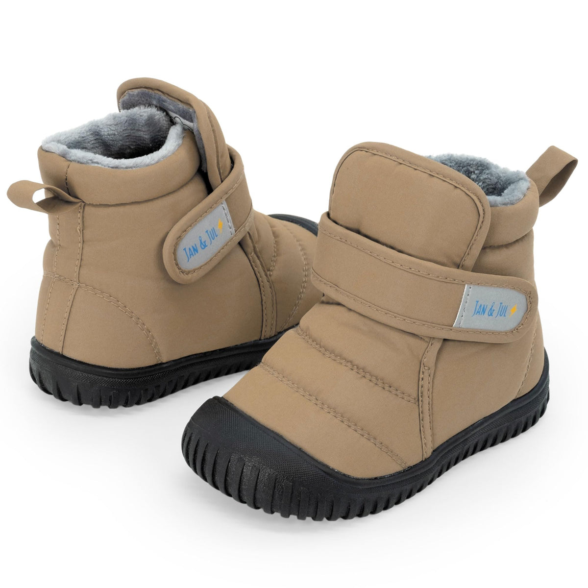 Jan & Jul Toasty-Dry Winter Booties for Toddlers (Soft Brown, US 6) 🍁 All In One Marketplace Canada