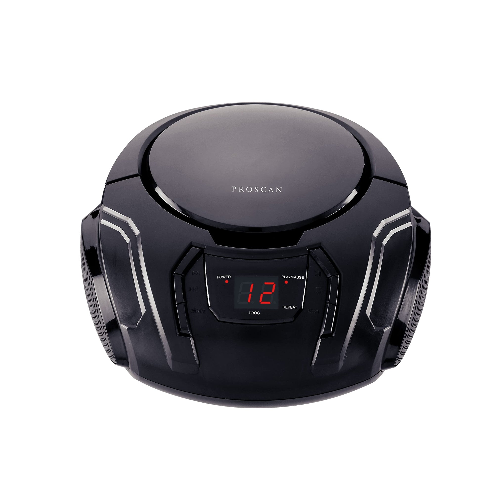 PROSCAN Elite Portable CD Boombox with AM/FM Radio (Black) PROSCAN
