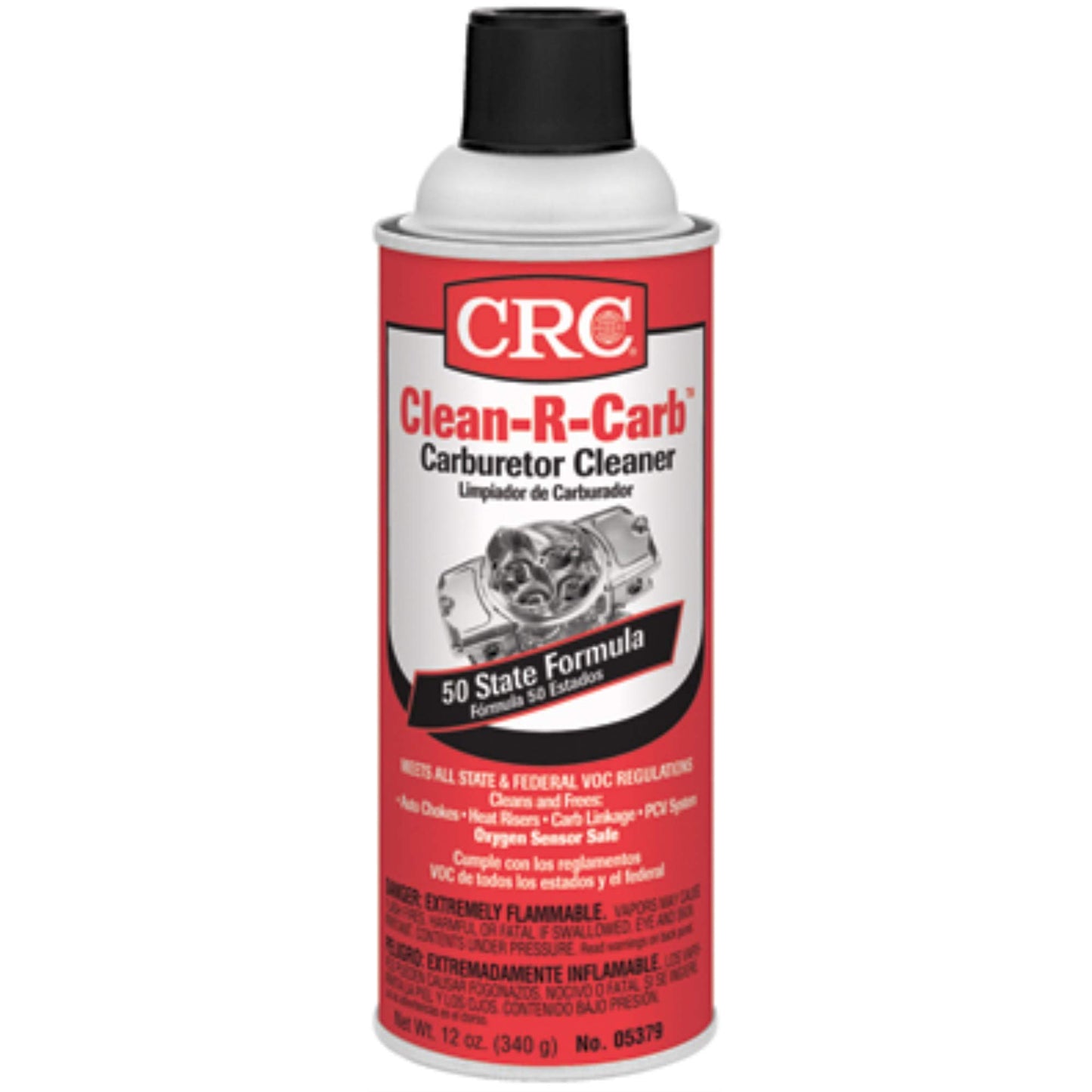 CRC Clean-R-Carb Carburetor Cleaner (50 State Formula), 12 Wt Oz, 05379 CRC