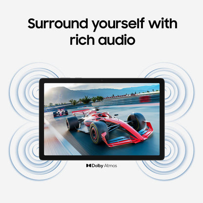 Samsung Galaxy Tab A11+ (CAD Version & Warranty) - Silver 256GB, 11" Android Tablet, External Storage Support, Headphone Jack, 25W Fast Charging