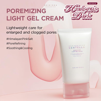 SKIN1004 Madagascar Centella Poremizing Light Gel Cream 2.53 fl.oz (75ml) | Tightens Pores | Soothes Irritated Skin SKIN1004