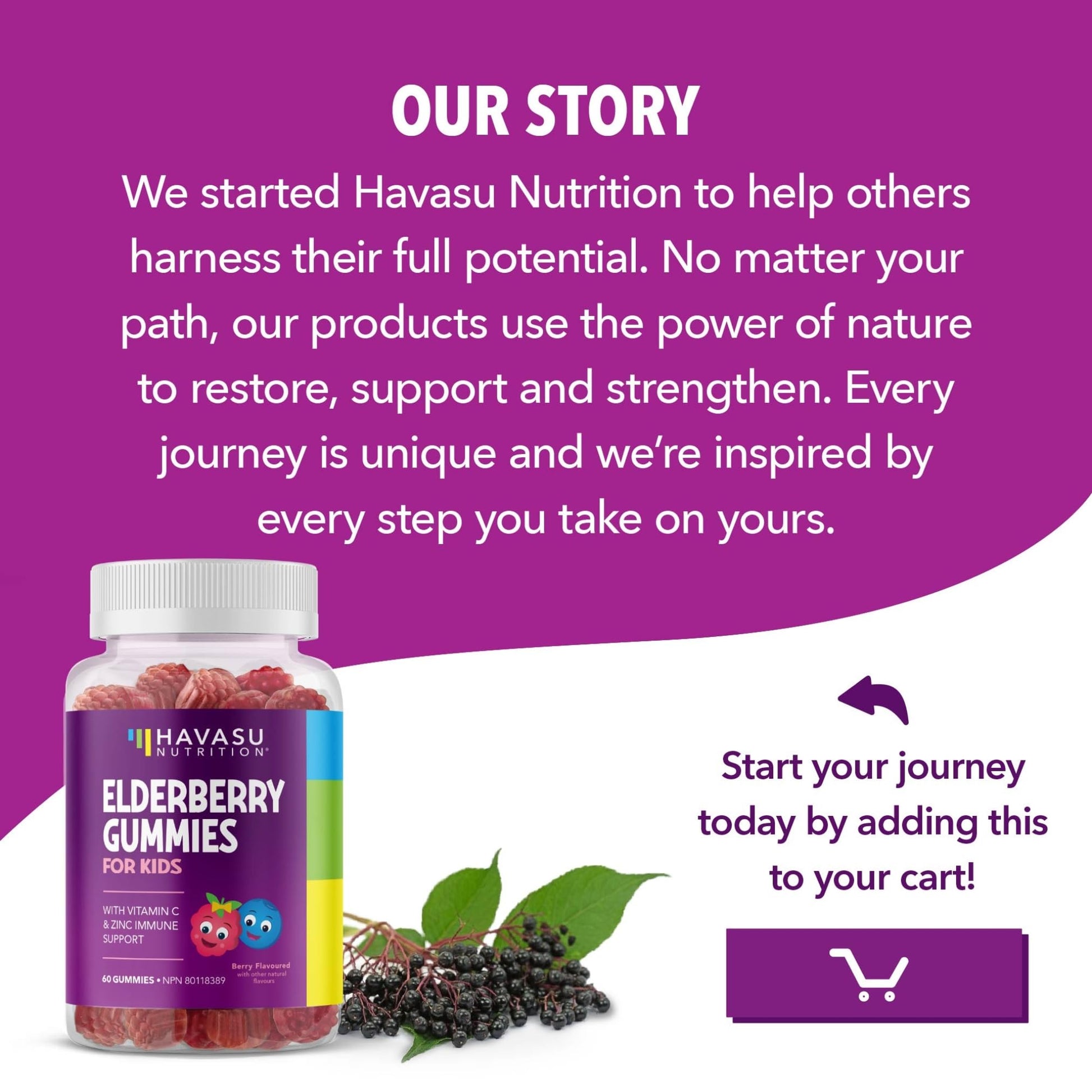 Elderberry Gummies Kids for Cold and Flu Relief | Immune Booster for Kids | Sambucol Black Elderberry Syrup Gummy with Zinc and Vitamin C | Cough, Fever & Sore Throat Support with Antioxidants | 60ct - Available at All In One Marketplace Canada
