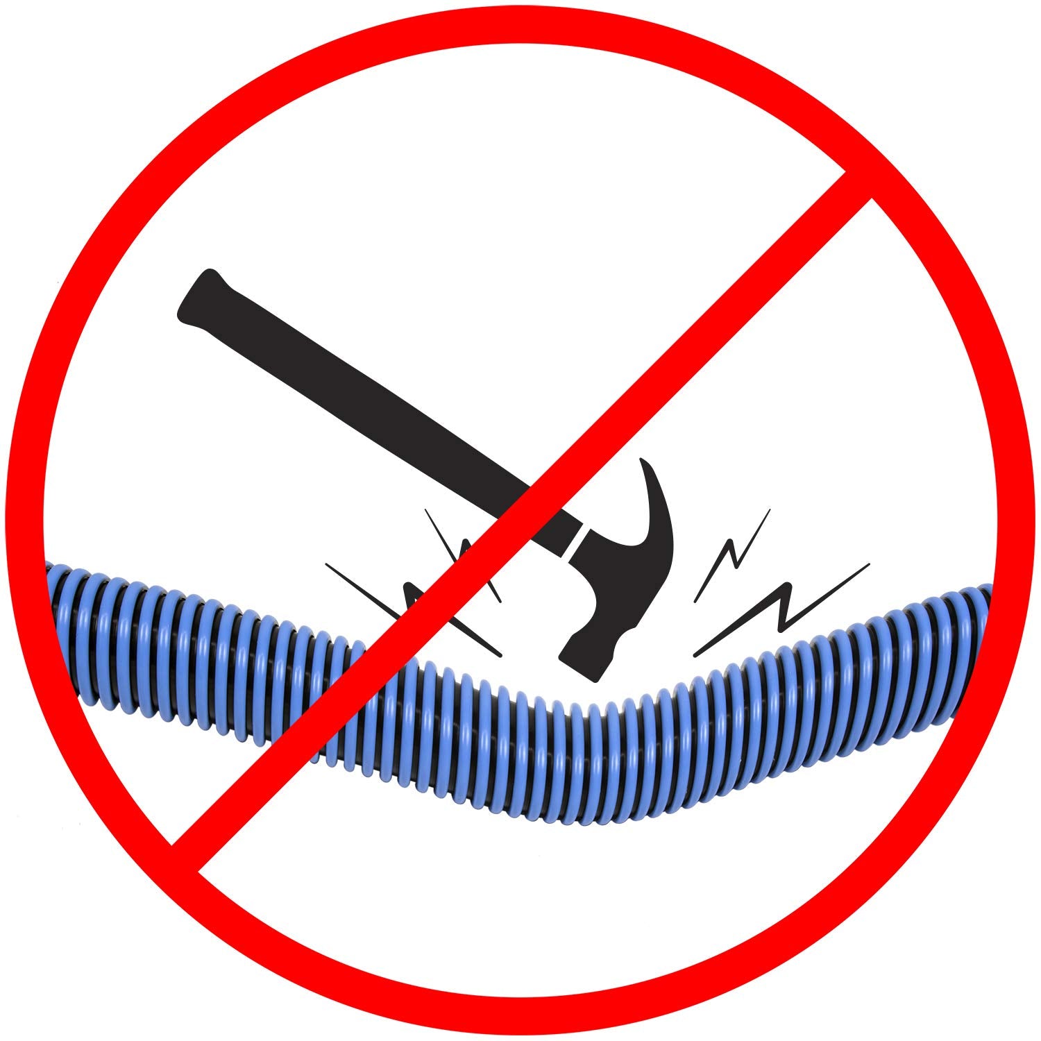 Poolmaster 33440 1-1/2" x 40' In-Ground Vacuum Hose - Classic Collection Poolmaster