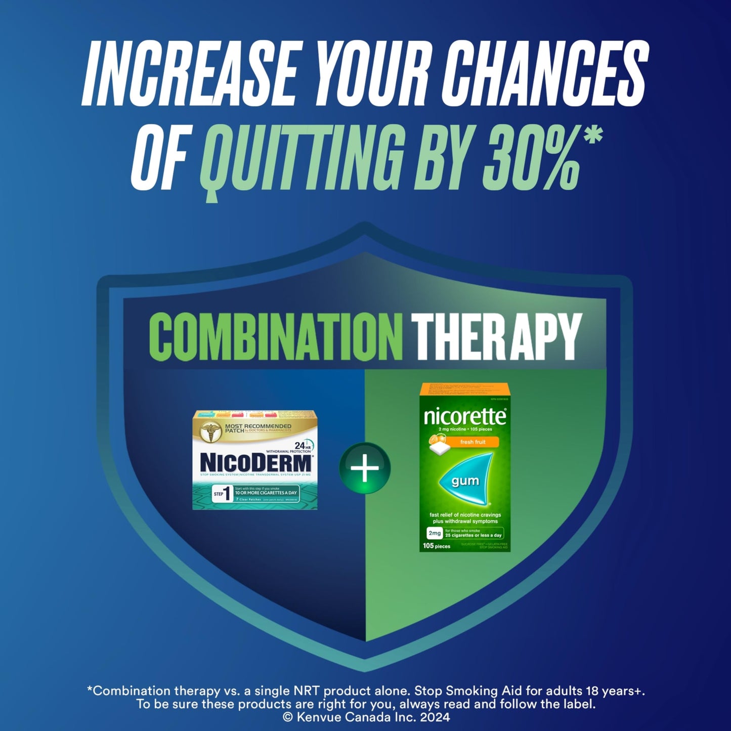 NicoDerm Clear Nicotine Patches Step 1 (21mg) – Discreet 24-Hour Quit Smoking Aid, All-Day Craving and Withdrawal Support, Easy to Use Stop Smoking Patches, 7 Count 🍁 All In One Marketplace Canada