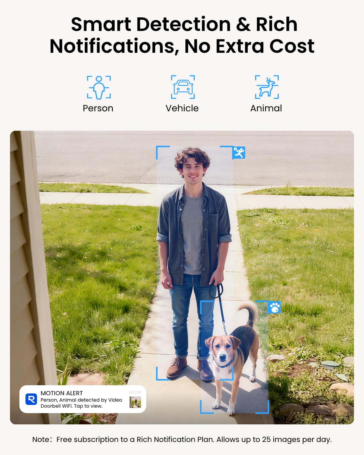 REOLINK Video Doorbell Camera WiFi, 2K Wired Doorbell Camera for Home Security, 2.4/5GHz WiFi, 180° Diagonal, Smart Detection, microSD Card/Cloud Storage, Indoor/Outdoor Surveillance (Chime Included) - Available at All In One Marketplace Canada