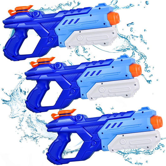 Water Guns for Kids, 3 Pack Super Water Blaster Soaker Squirt Guns 600CC High Capacity Summer Swimming Pool Beach Party Favors Water Outdoor Fighting Toy for Kids Adults Boy Girl