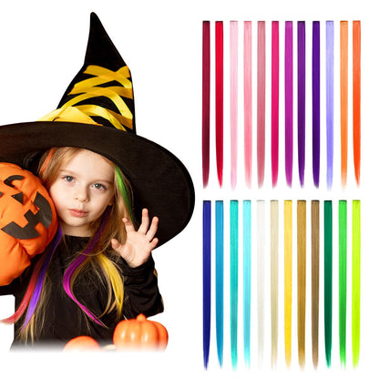 Dreamlover Coloured Hair Extensions for Kids, 24 Raibow Colours, 24 Pieces 🍁 All In One Marketplace Canada