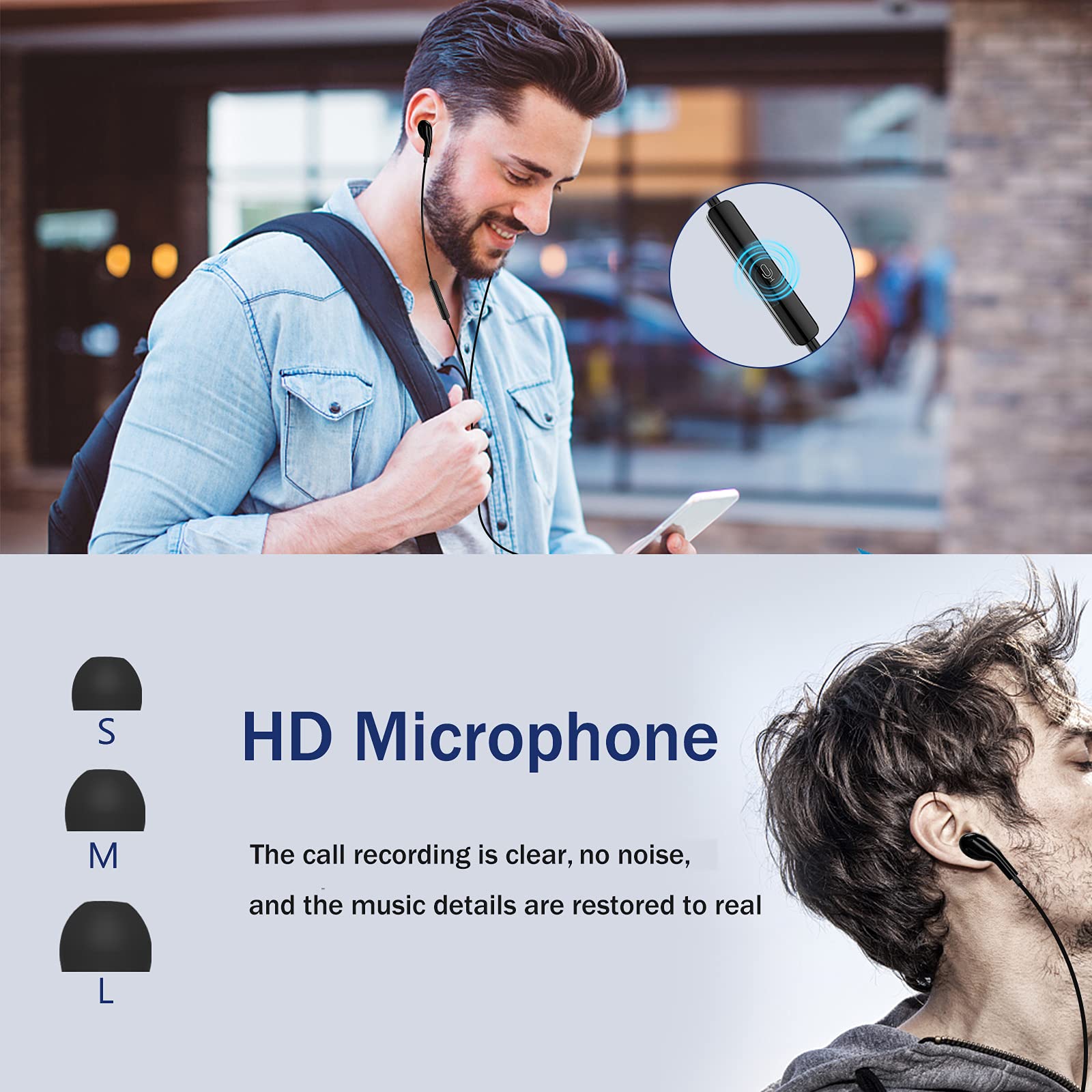 USB C Headphones for Samsung Galaxy S26 Ultra S25 S23 S22 S24 S21 A56 A55 A26 A35 A16 5G Magnetic in-Ear USB C Earbuds with Microphone Type C Earphones for iPhone 15 16 17 Pro Max Pixel 9 8 7 6 Pro