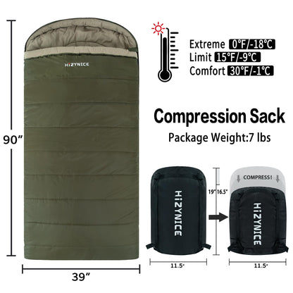 HiZYNICE Sleeping Bags for Adults XXL Cold Weather 🍁 All In One Marketplace Canada