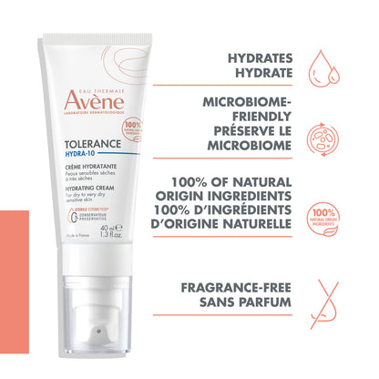 Eau Thermale Avene tolerance Hydra-10 hydrating face cream dry skin 40ml