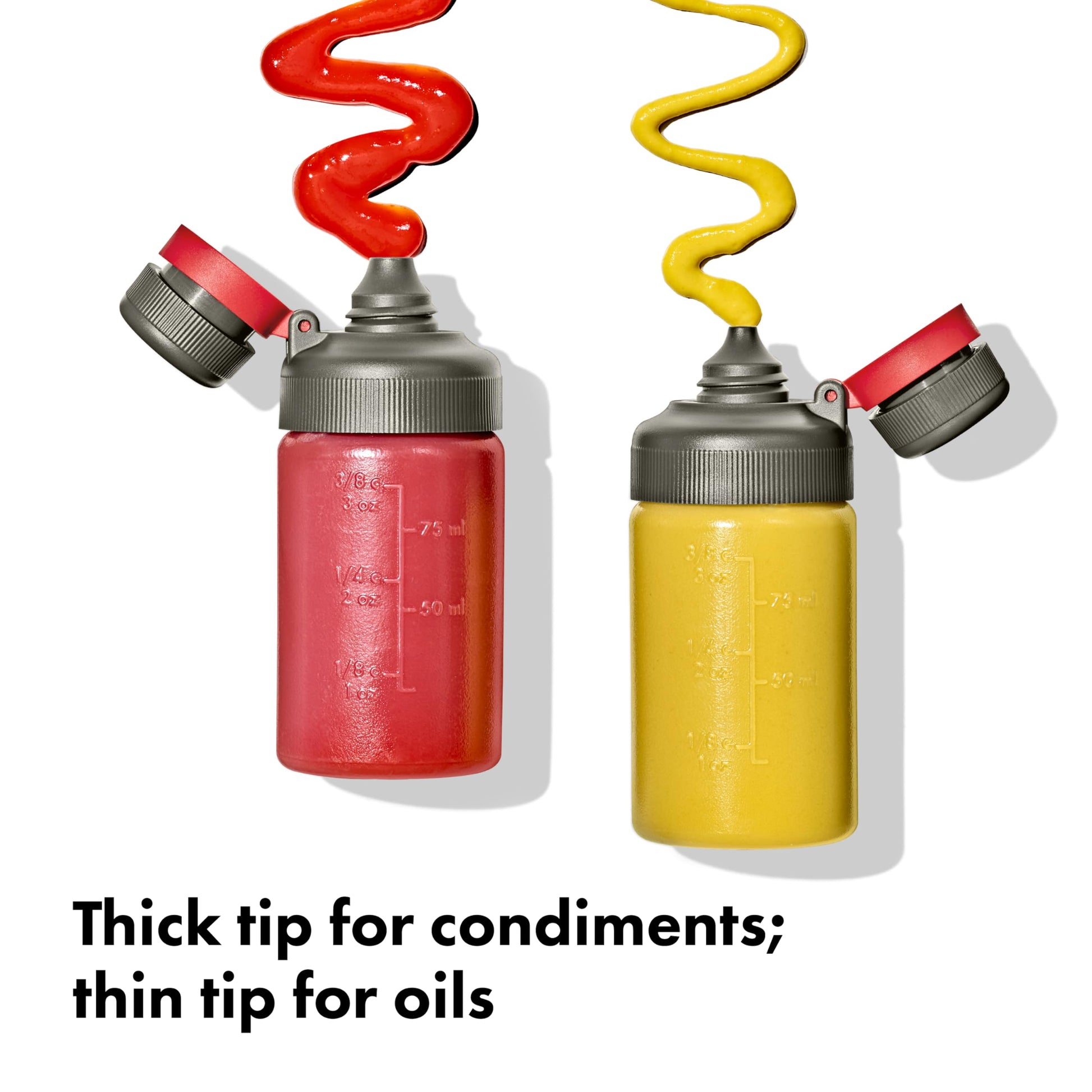 OXO Outdoor 7-Piece Spice Shaker & Squeeze Bottle Set OXO