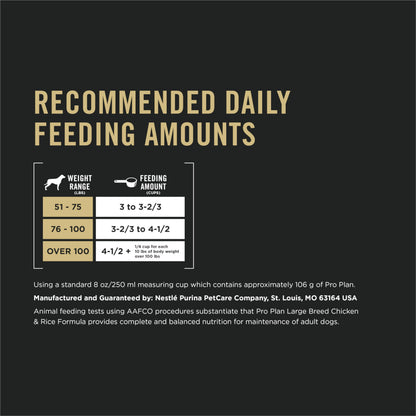 Purina Pro Plan Focus Large Breed Formula Adult Dry Dog Food - 34 Lb. Bag (Packaging may vary), Brown 🍁 All In One Marketplace Canada