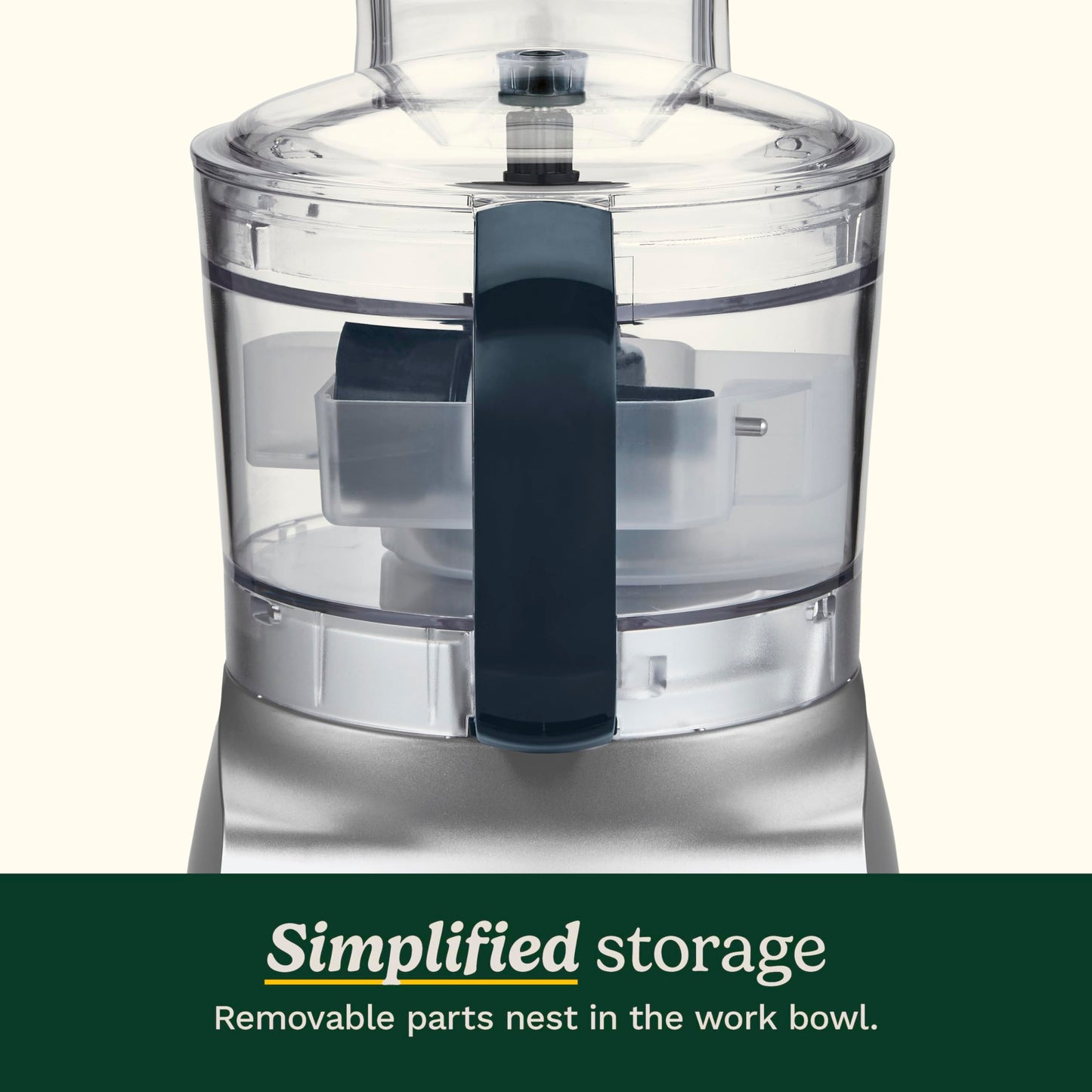 Cuisinart Food Processor, 5-Cup Capacity, Chop and Shred with Reversible Disc, Universal Chopping Blade, Compact Base, High-Performance Motor, Cord Storage, Silver (FP-5C) 🍁 All In One Marketplace Canada Cuisinart