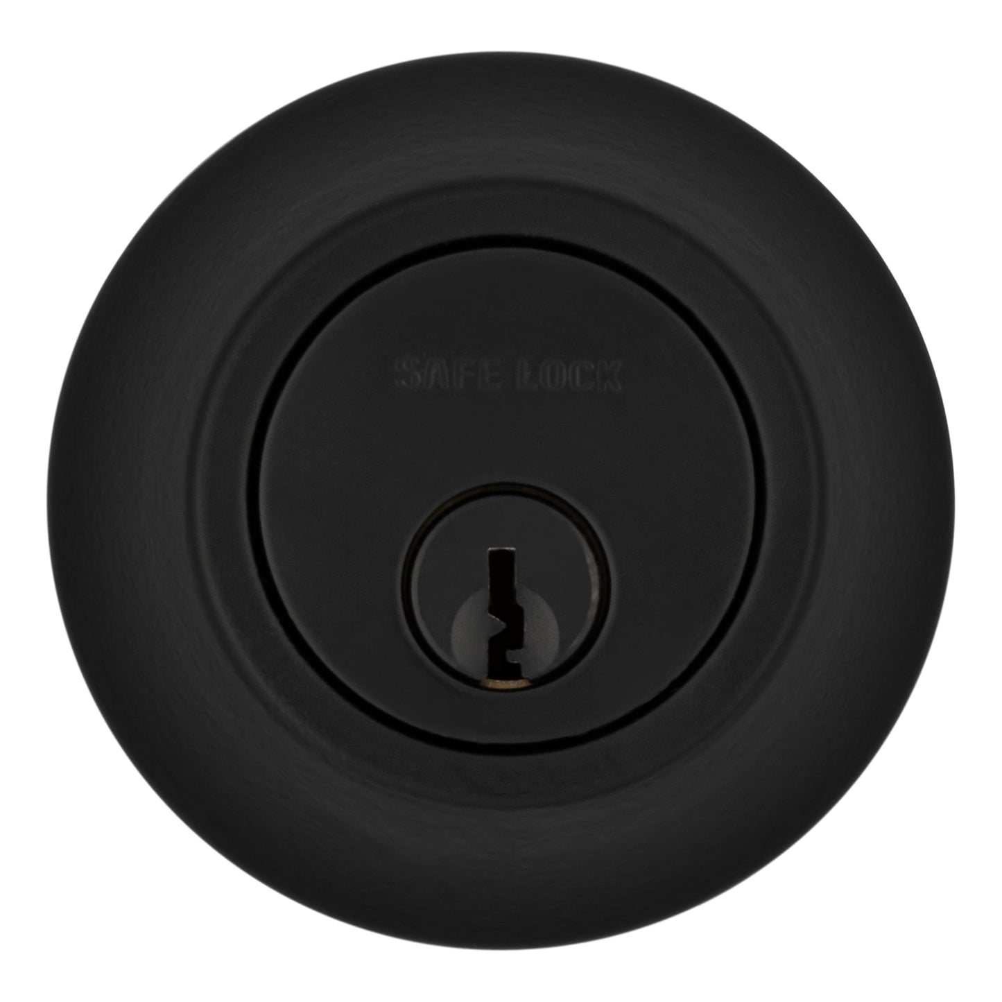 Weiser Safelock Matte Black Round Deadbolt Lock, ANSI/BHMA Grade 3 Certified Front Door Lock, Exterior Door Lock with Key, Traditional Door Locks for Entry Door 🍁 All In One Marketplace Canada
