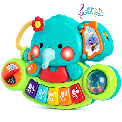 Baby Piano Toys 6-12 Months, Elephant Piano Keyboard Newborn & Infant Toys 🍁 All In One Marketplace Canada