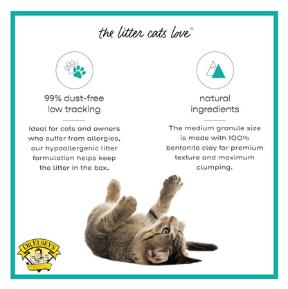 Dr. Elsey's R and R Cat Litter - Low Dust, Low Tracking, Hard Clumping, Superior Scent Control, Unscented and Natural Ingredients - Stress Reducing Kitty Litter, Supports Healthy Breathing Dr. Elsey's
