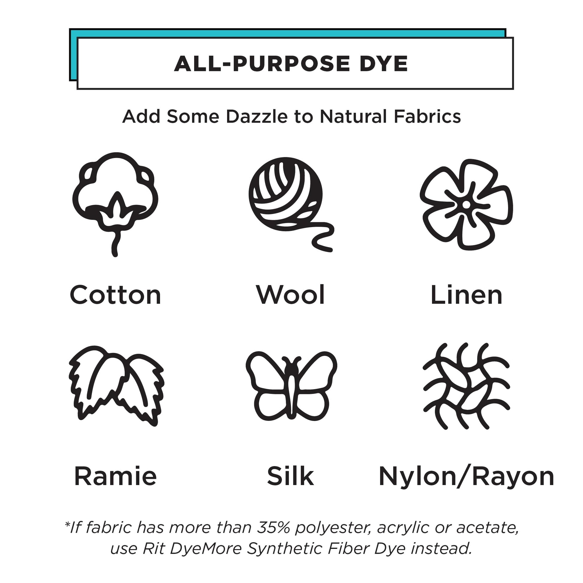 Rit Dye 88150 All Purpose Liquid Dye, Black, 8 Fl Oz - Available at All In One Marketplace Canada