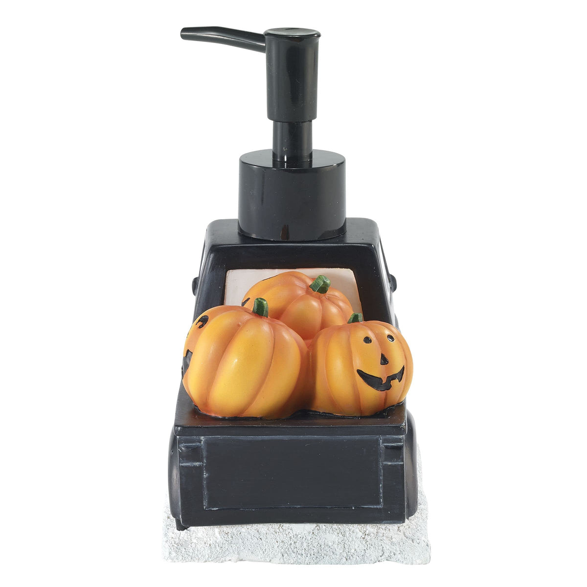 Distributeur de savon d'Halloween Avanti Linens, camion noir avec pompe