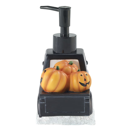 Distributeur de savon d'Halloween Avanti Linens, camion noir avec pompe