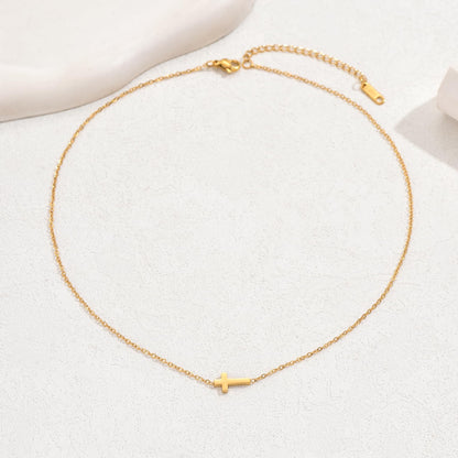 Jewigo Cross Necklace for Women 18K Gold Plated Cross Pendant Necklace 🍁 All In One Marketplace Canada