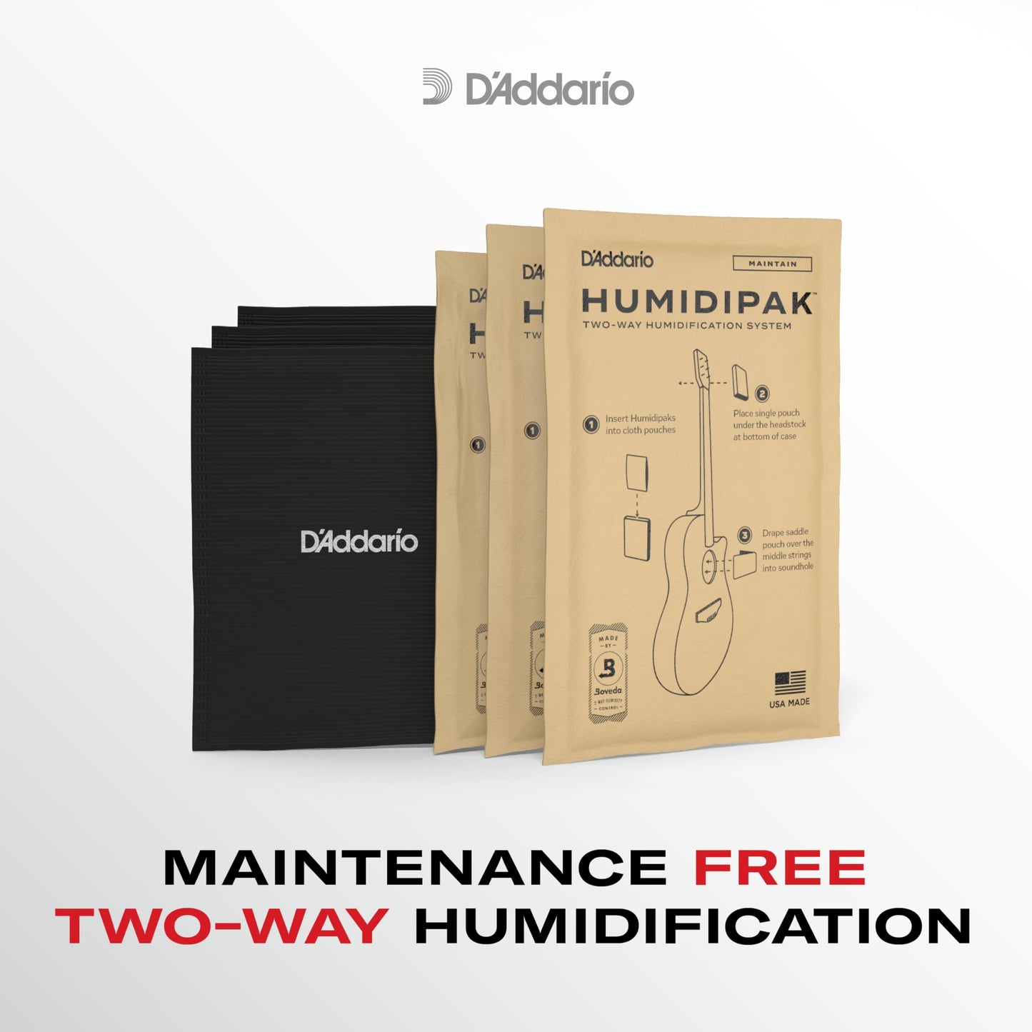 Planet Waves PW-HPRP-03 Humidpak System Replacement Packets - 3 Pack
