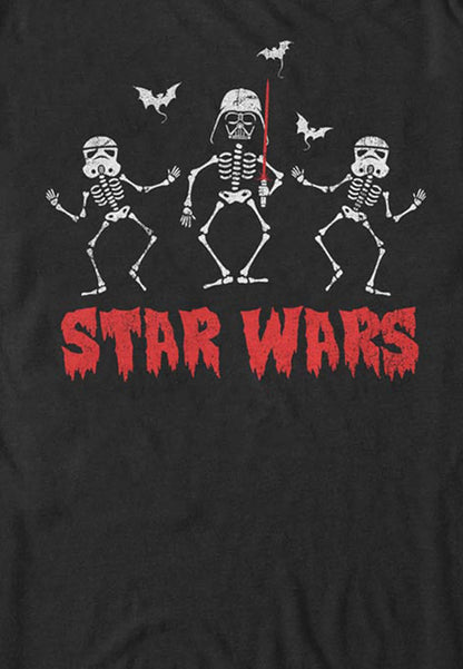 STAR WARS Licensed Halloween Creep Wars Men's Tee, Black, Large