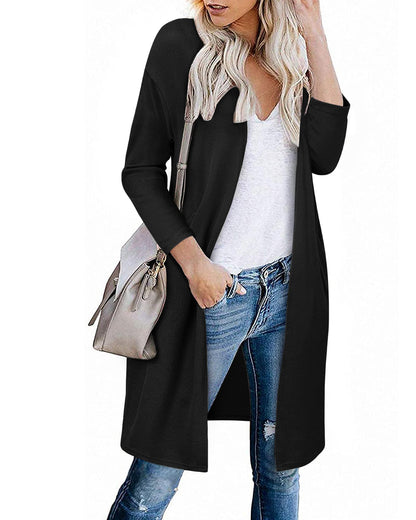AUSELILY Black Sweater for Women Plus Size Long Cardigans 2026(Black-XL) 🍁 All In One Marketplace Canada