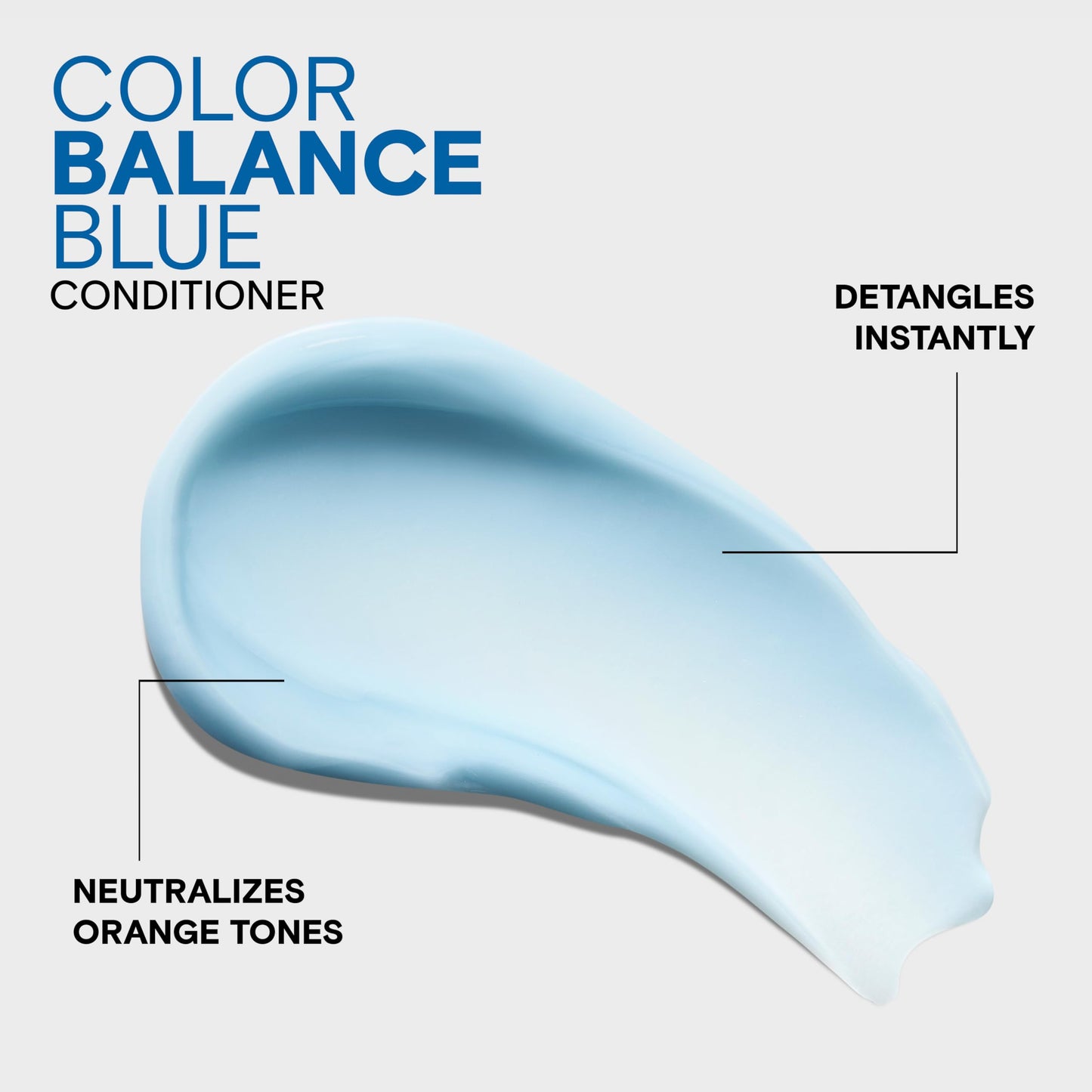Joico Color Balance Blue Conditioner for Brunette Hair, Neutralizes Brassy Tones, Protects Colour Treated Hair, with Keratin and Green Tea Extract Joico