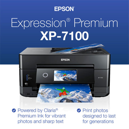 Epson Expression Premium XP-7100 Wireless Color All-in-One Inkjet Printer