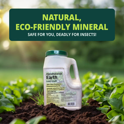 Environmental Factor 4006003 EFI 100-Percent Fresh Water Diatomaceous Earth Shaker Jug White
