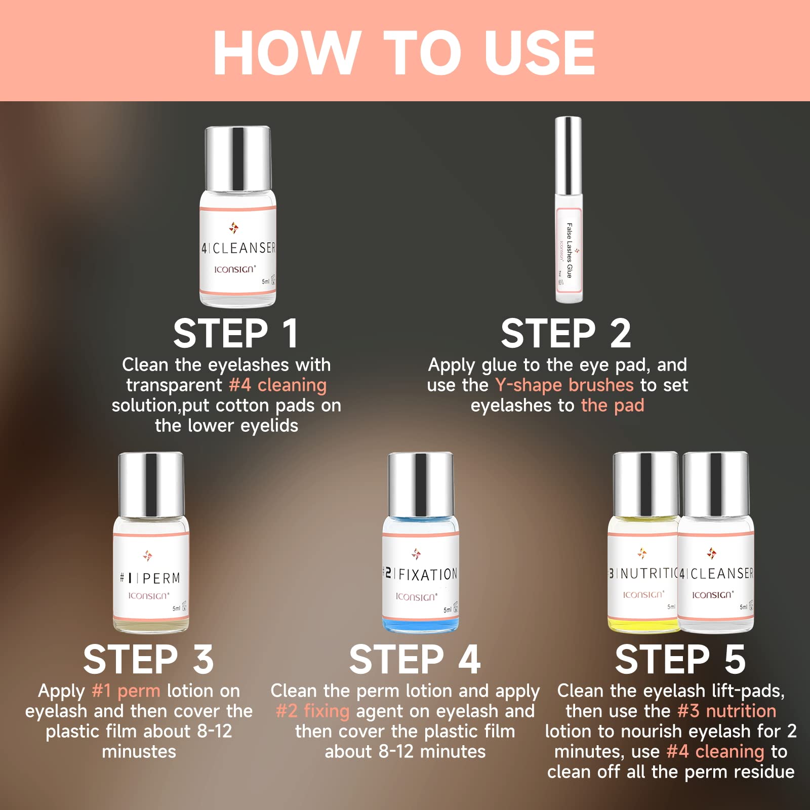 Lash Lift Kit - Eyelash Perm Kit - Professional Eyelash Curling Set - Glue Upgraded Version - Semi-Permanent Curling Perming Wave Suitable For Salon at Home (White) - Available at All In One Marketplace Canada