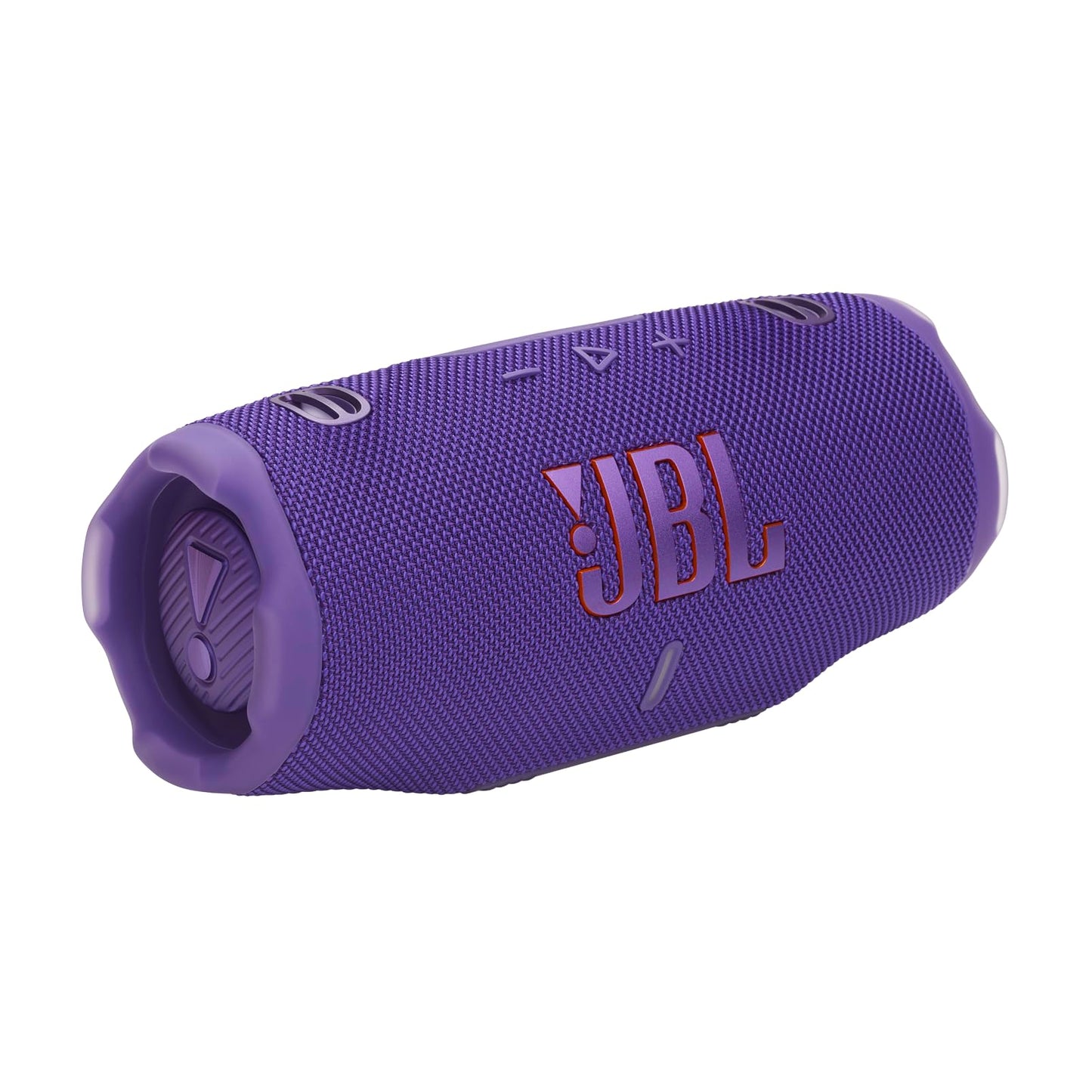 JBL Charge 6 - Portable Waterproof & Drop-Proof Bluetooth Speaker, Bold Pro Sound with AI Sound Boost, 28Hrs of Playtime, Built-in powerbank & Comes with a Sturdy/Removable Carrying Strap (Purple)